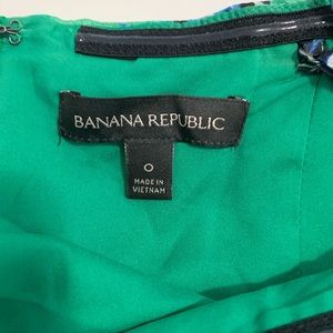 Banana Republic Printed Sheer Maxi Dtess